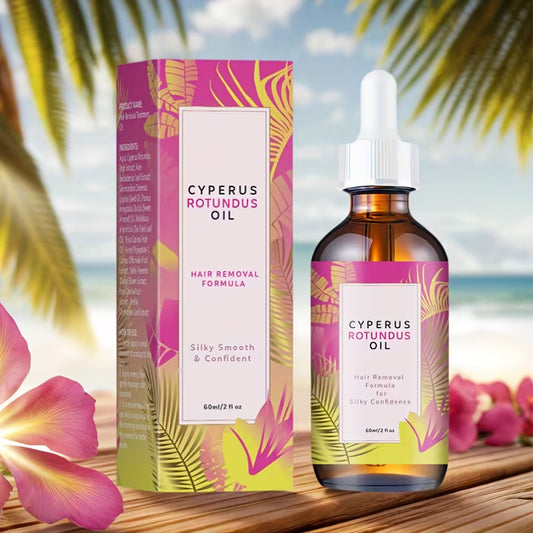 Caramela Beauty™ - Cyperus Rotundus Oil | Tratamiento Reductor de Vello Corporal 🇺🇲